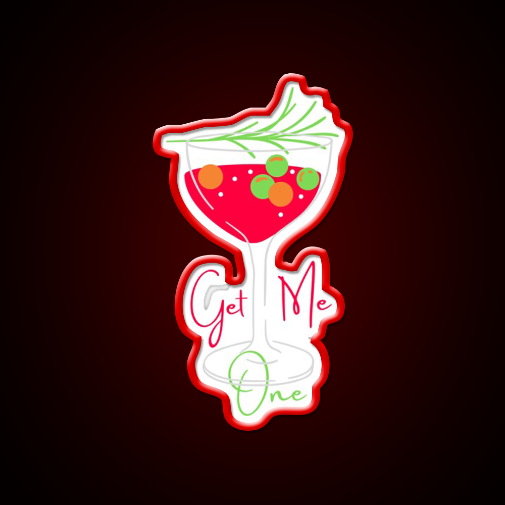 Cocktail Summer Get Me One Cocktail Bar Decor Led Neon Sign Rgb Color - LED neon sign view 10