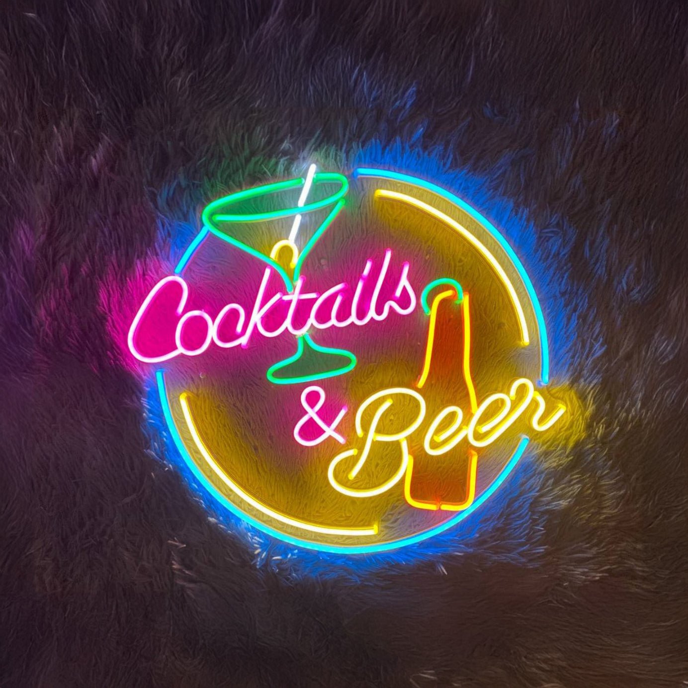Cocktails And Beer Led Sign - Shineneon