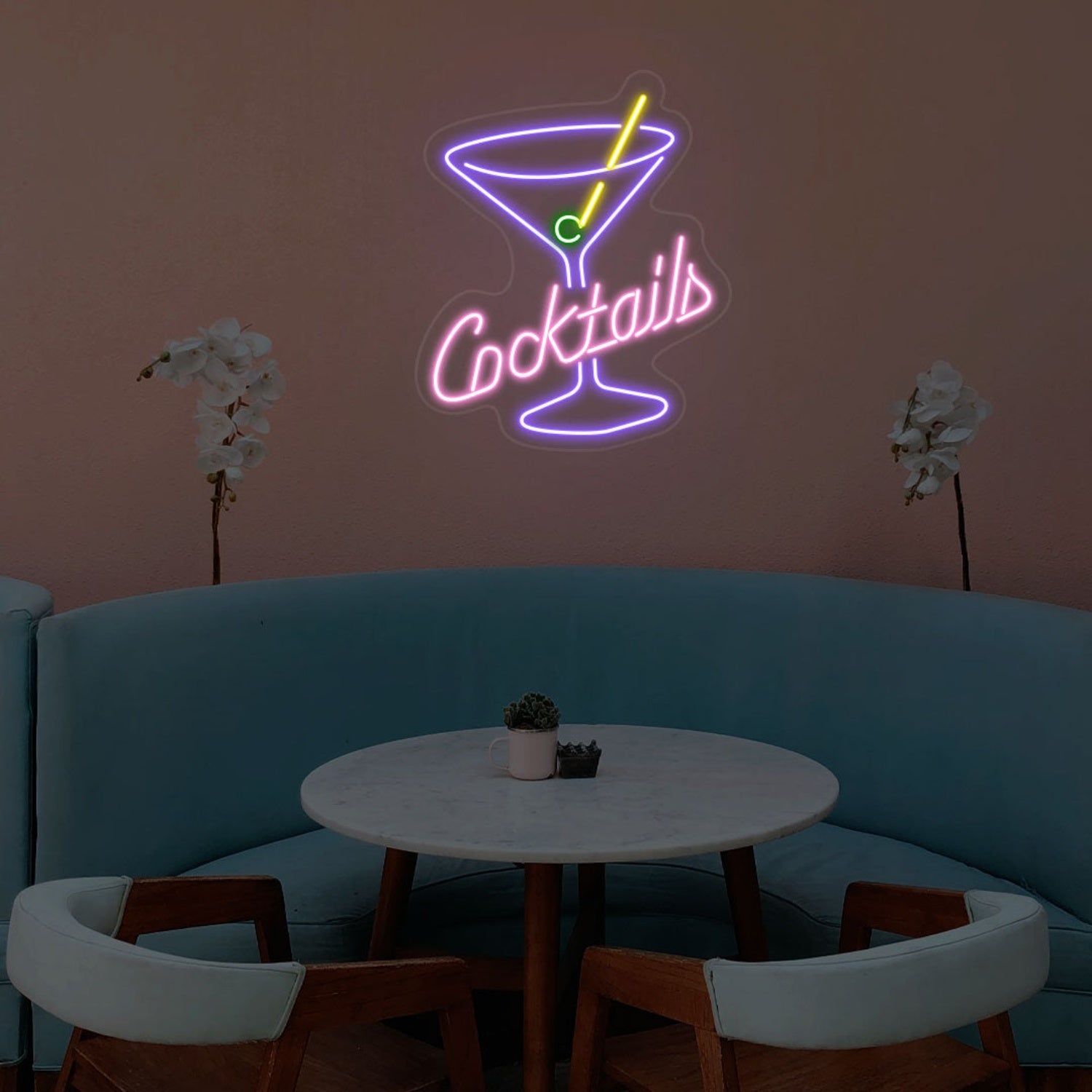 Cocktails Glass Led Neon Sign | Shineneon