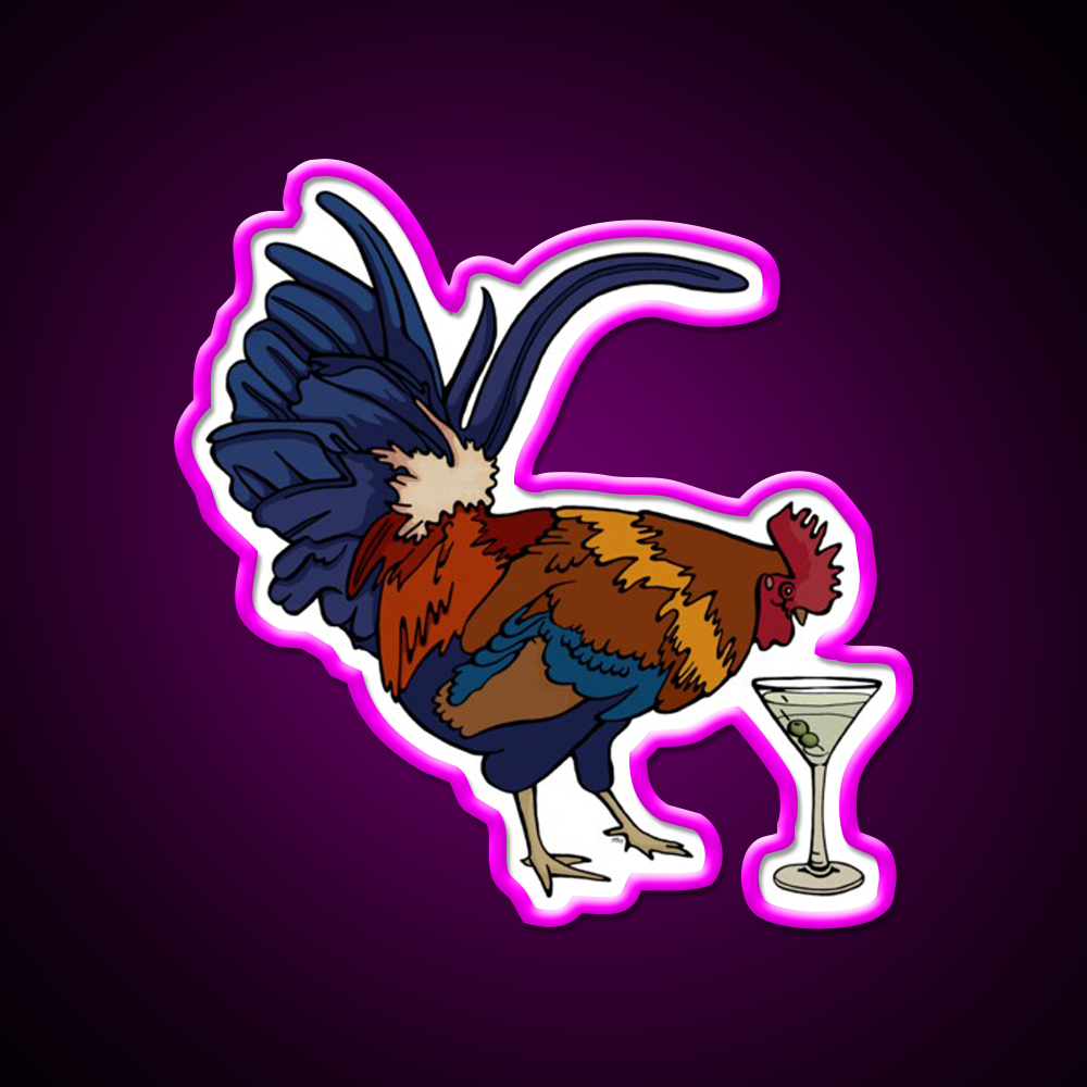 Cocktails Man Cave Bar Led Neon Sign Rgb Color