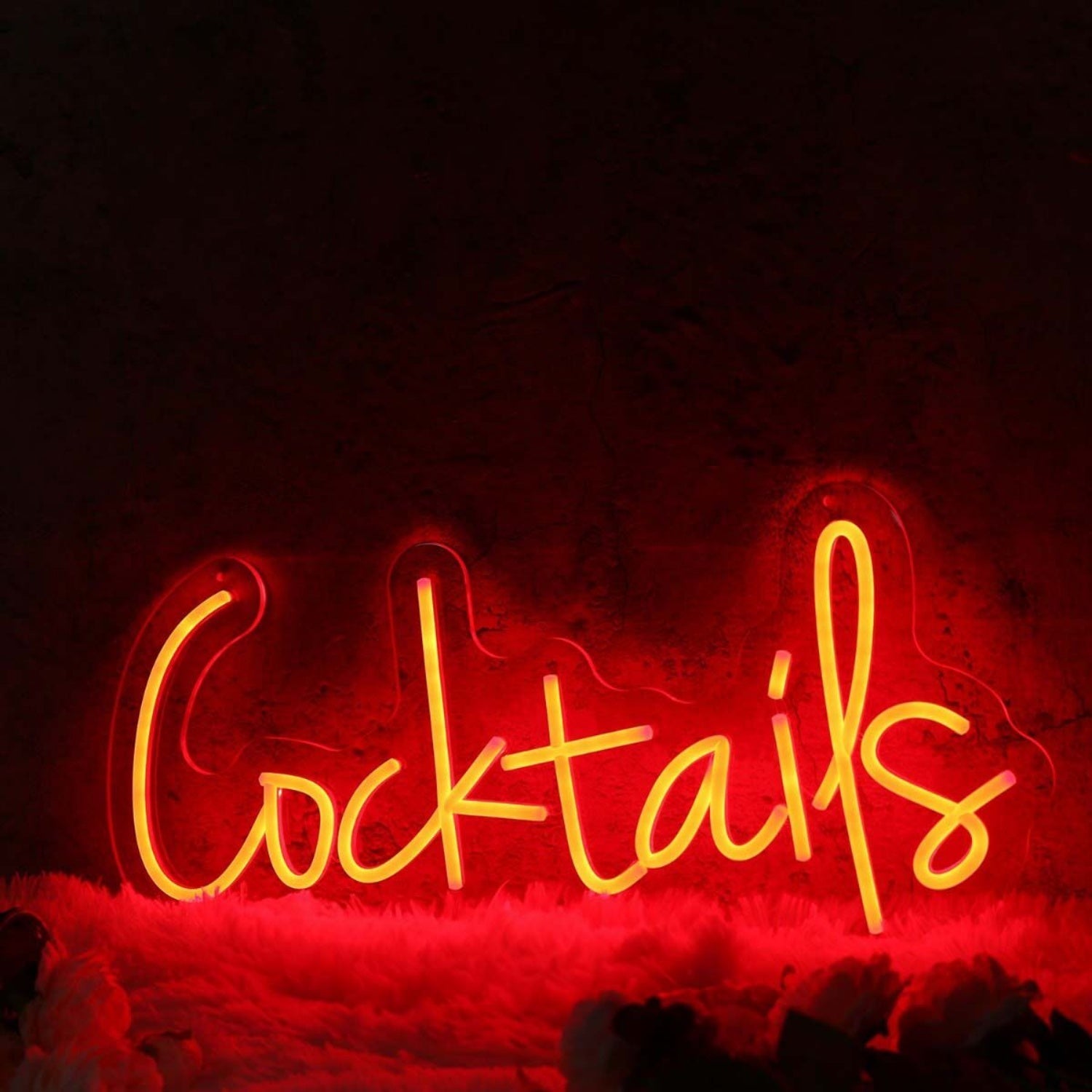 Cocktails Red Custom Led Neon Sign - Shineneon