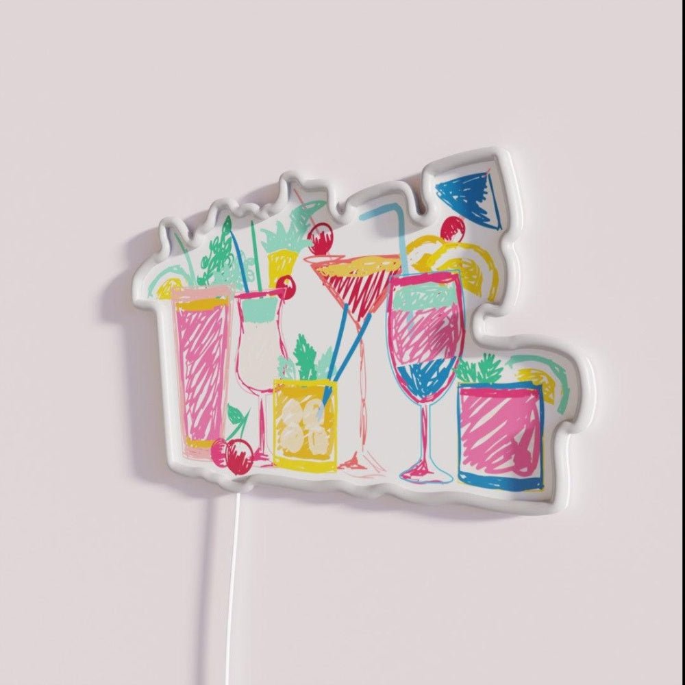 Cocktails Rgb Led Neon Sign - Shineneon