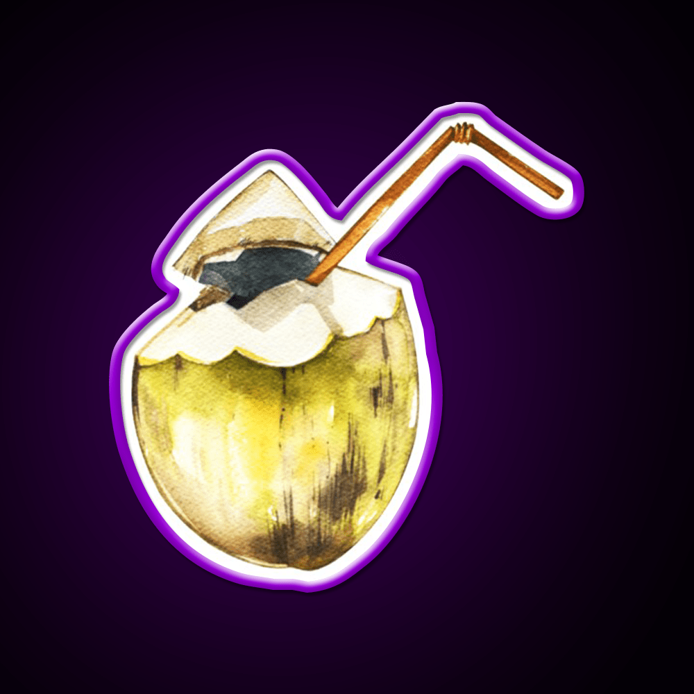 Coconut Cocktail Bar Decor Led Neon Sign Rgb Color - Shineneon