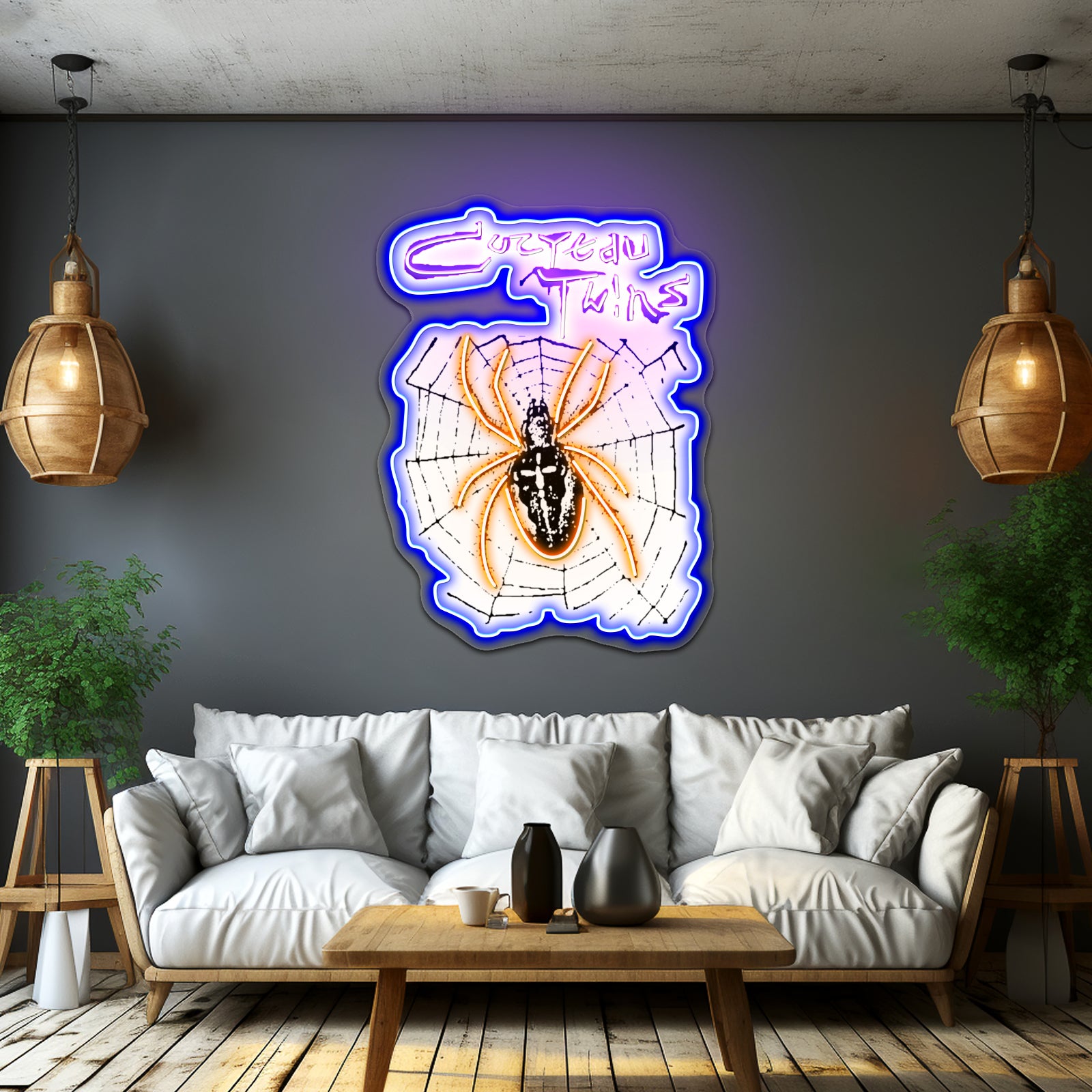 Cocteau Twins Artwork Business Led Sign