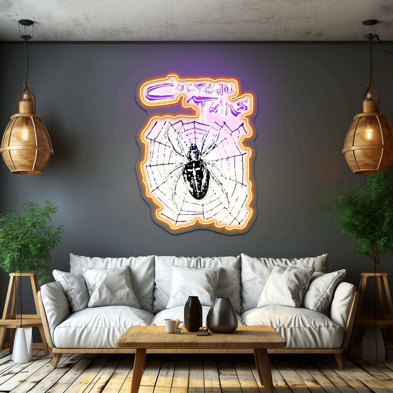 Cocteau Twins Artwork Business Led Sign