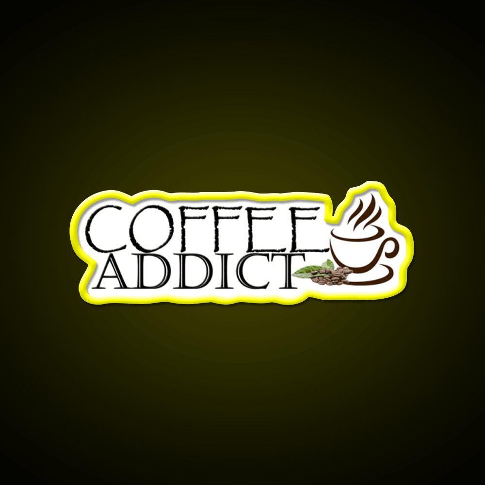 Coffee Addict Cafe Led Neon Sign Espresso Bar Art Rgb Color - Shineneon