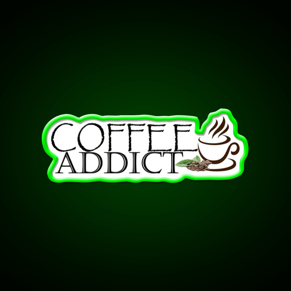 Coffee Addict Cafe Led Neon Sign Espresso Bar Art Rgb Color - Shineneon