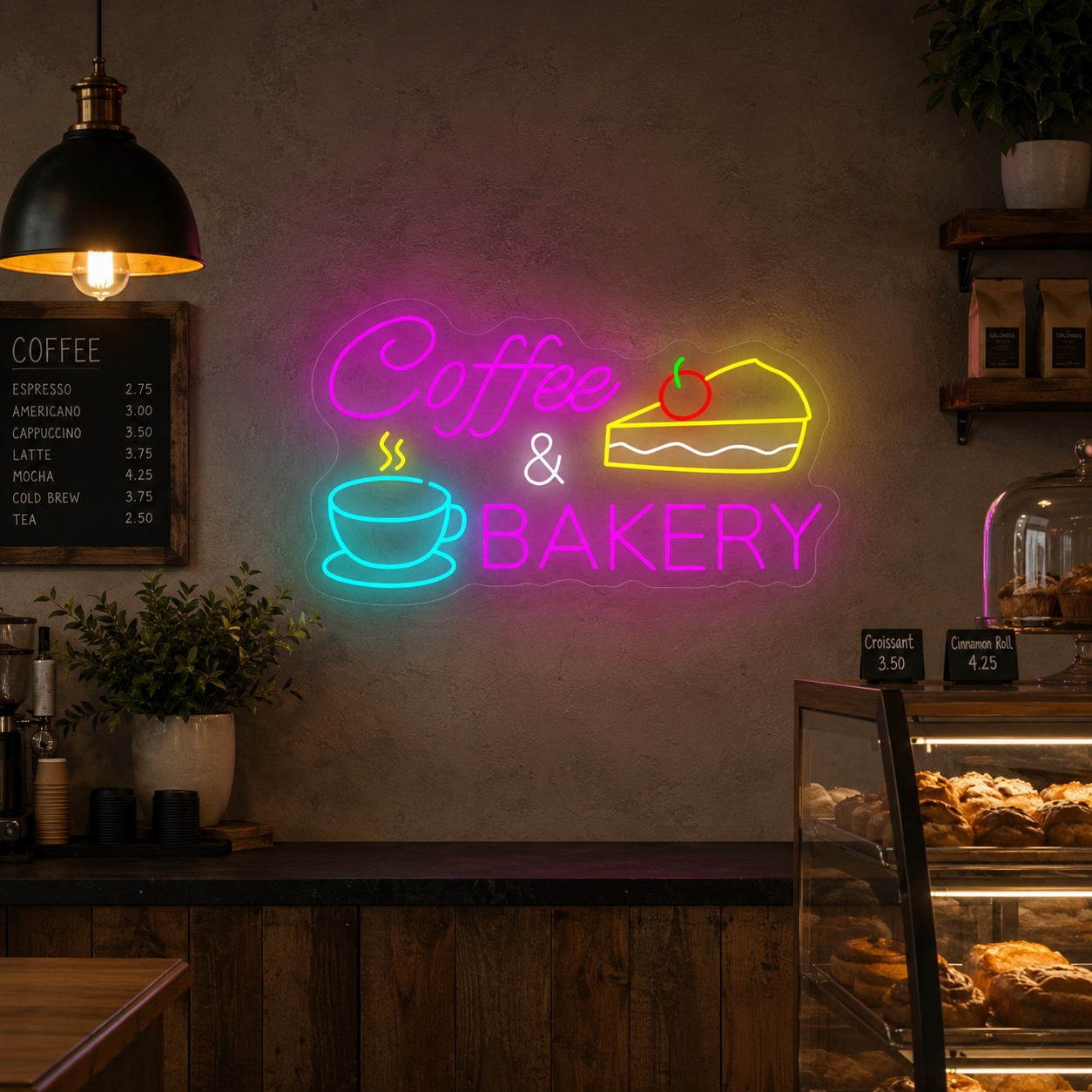 Coffee And Bakery LED Neon Sign - 02 High-Converting Product Image