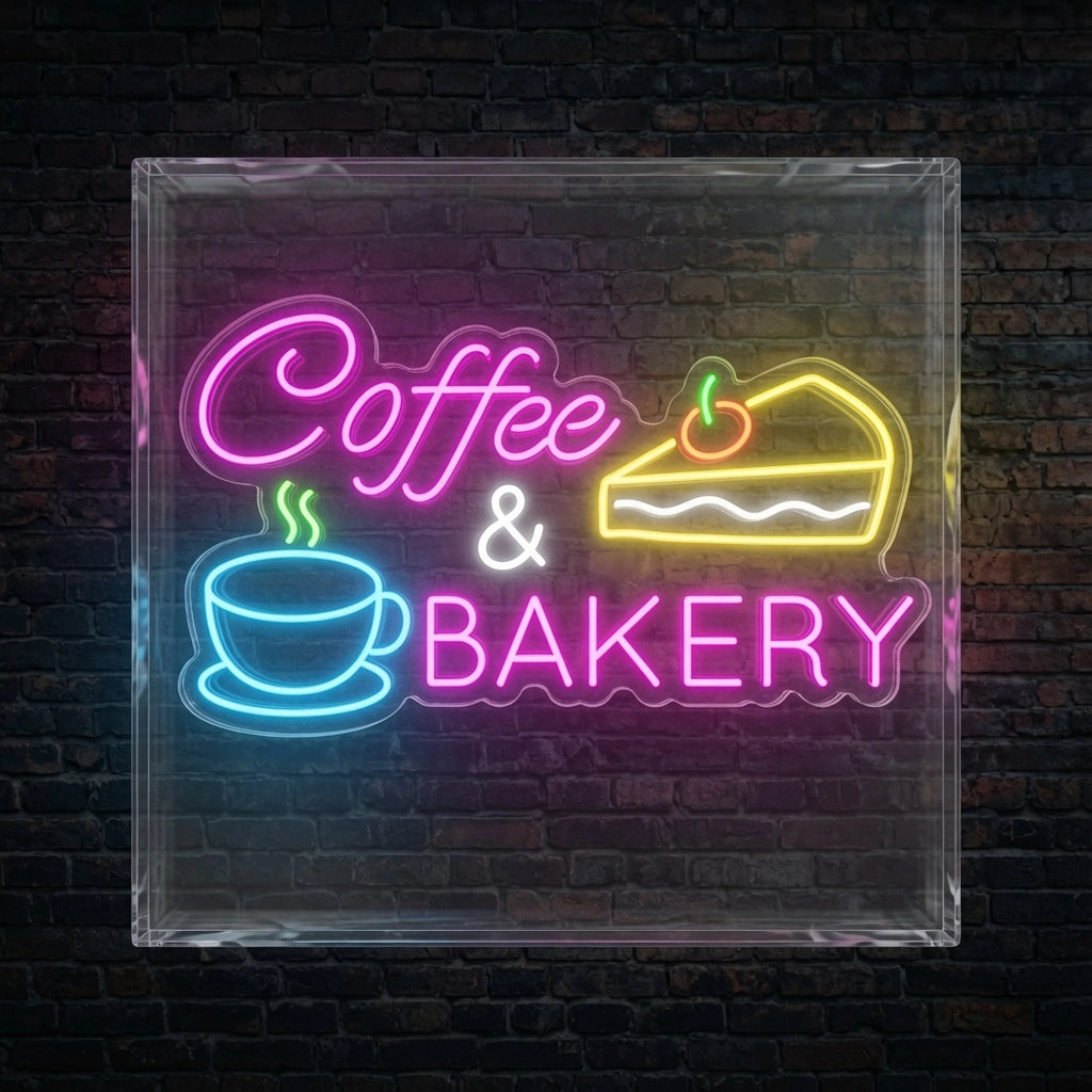 Coffee And Bakery Wall Decor LED Neon Sign - 01 Original Product Image