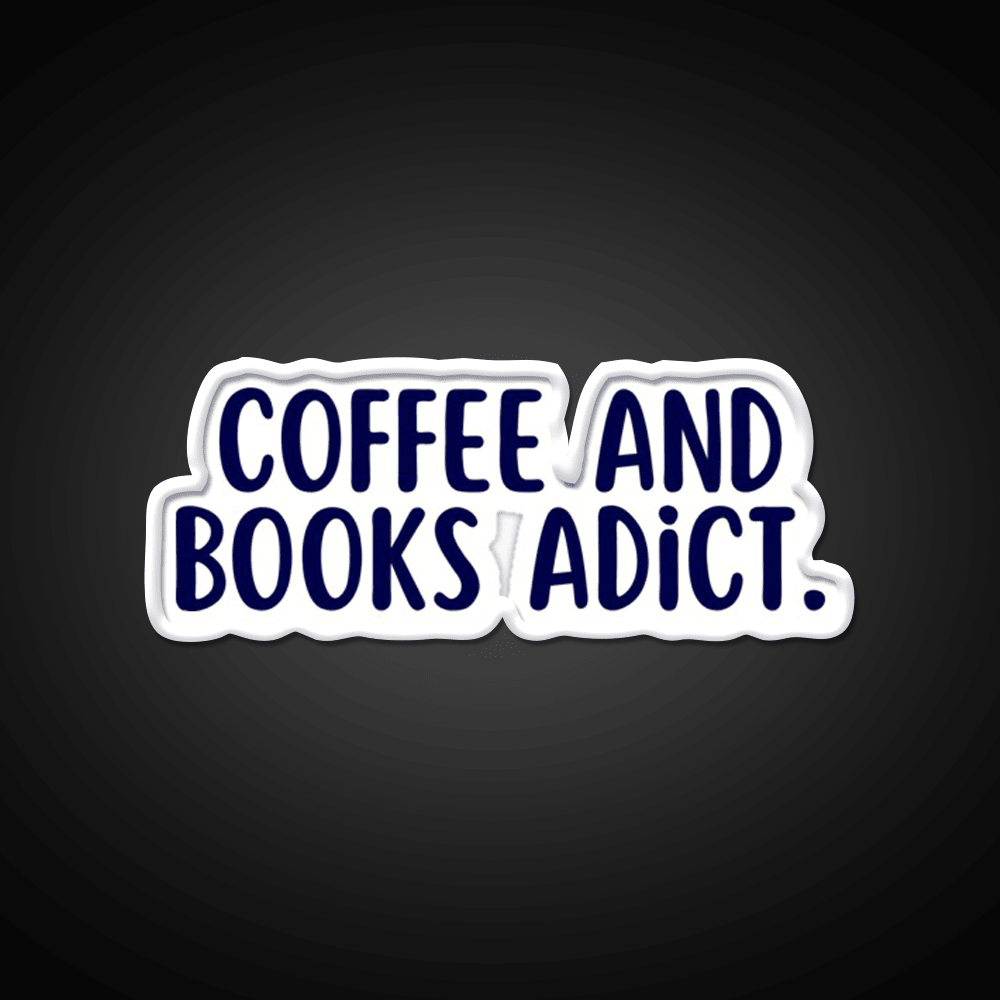 Coffee And Books Adict Cafe Led Neon Sign Espresso Bar Art Rgb Color - Shineneon