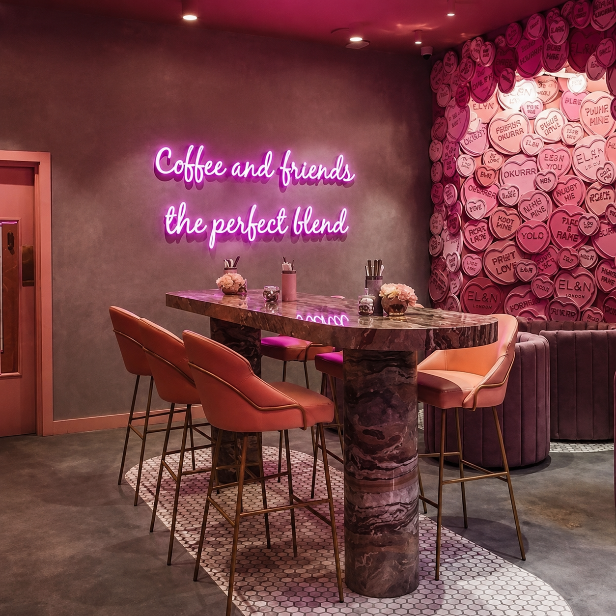 Coffee And Friends The Perfect Blend LED Neon Sign - 02 High-Converting Product Image