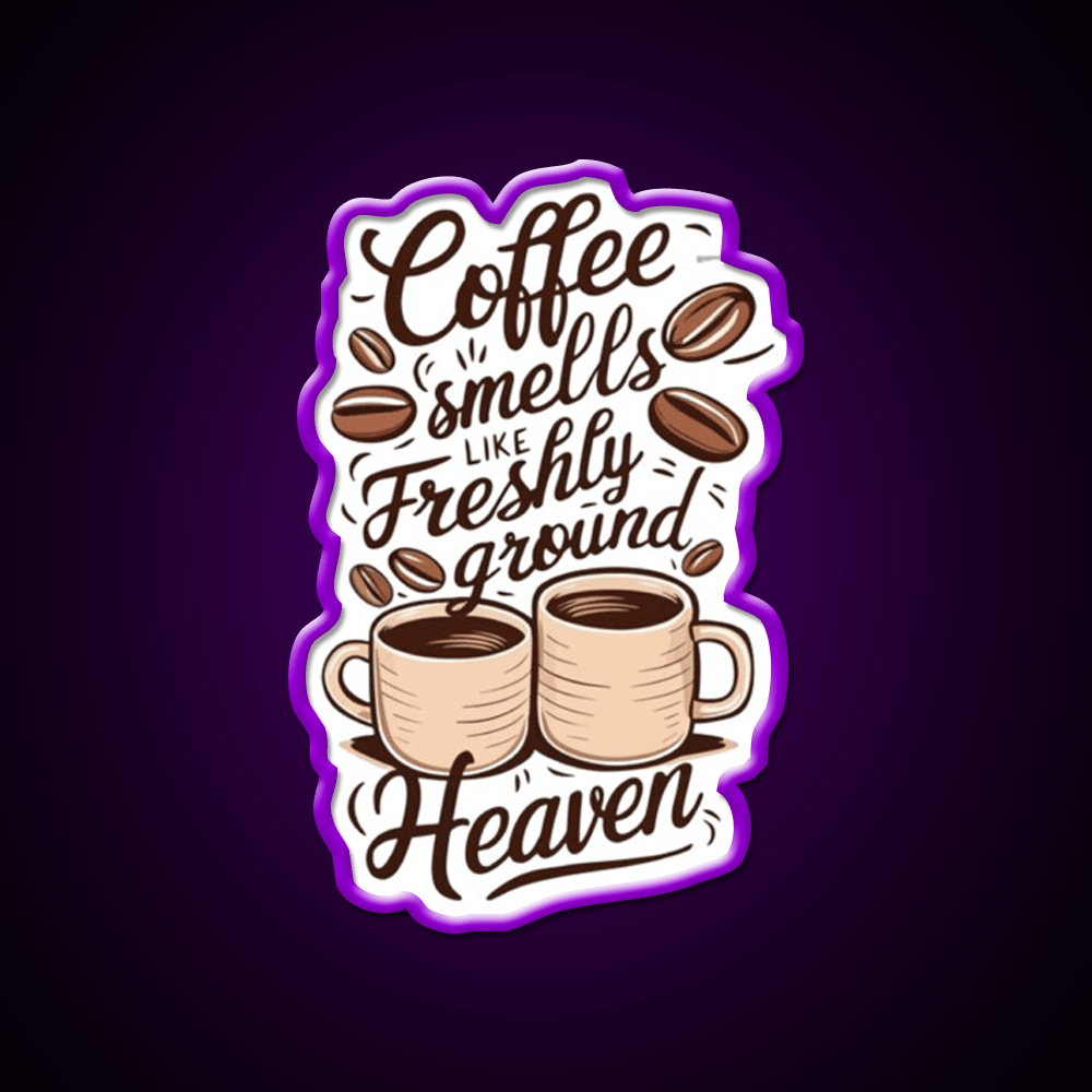Coffee Aroma Cafe Led Neon Sign Espresso Bar Art Rgb Color - Shineneon
