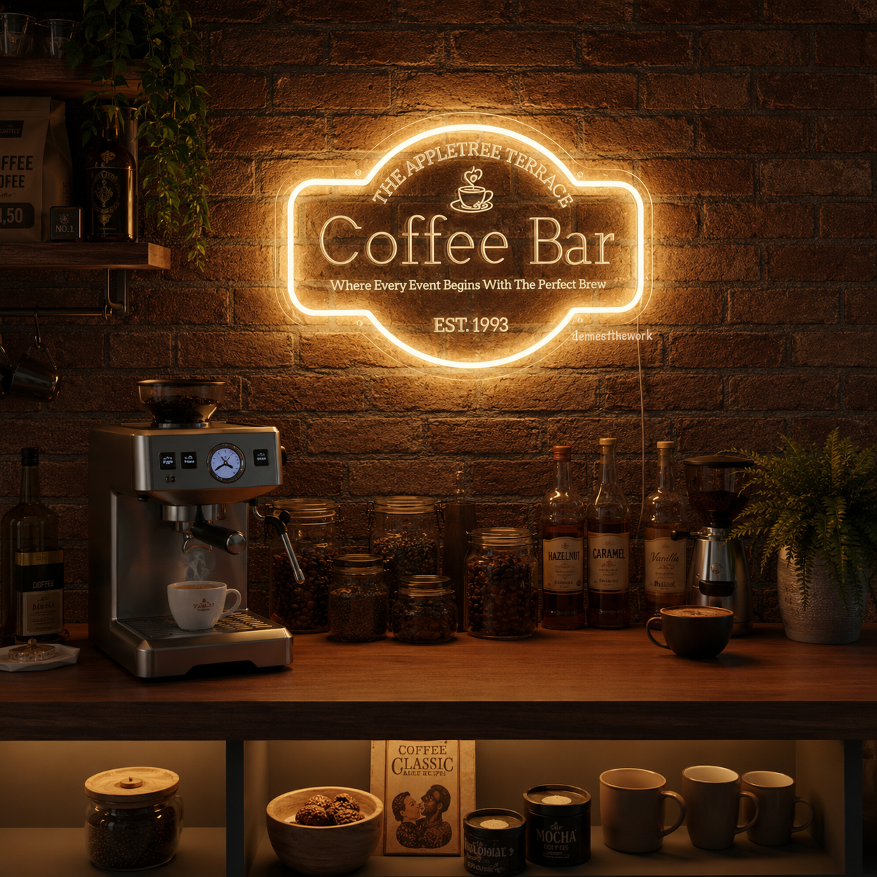 Coffee Bar LED Neon Sign - 02 High-Converting Product Image