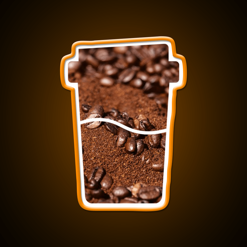 Coffee Bean Dream Art In A Coffee Cup Led Neon Sign Espresso Bar Art Rgb Color - Shineneon
