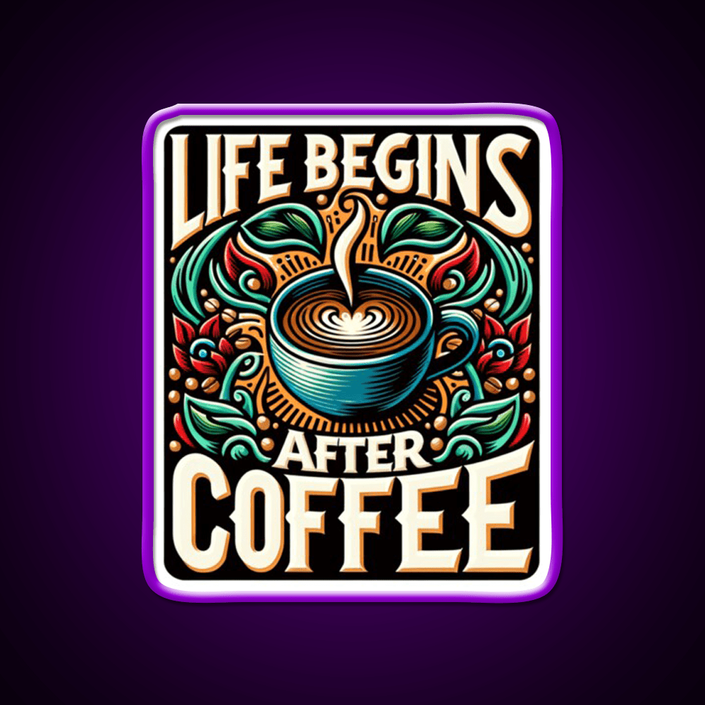 Coffee Cafe Led Neon Sign Espresso Bar Art Bakery Wall Art Rgb Color - Shineneon