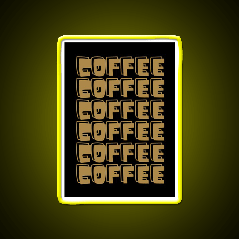 Coffee Cafe Led Neon Sign Espresso Bar Art For Coffee Lover Rgb Color - Shineneon
