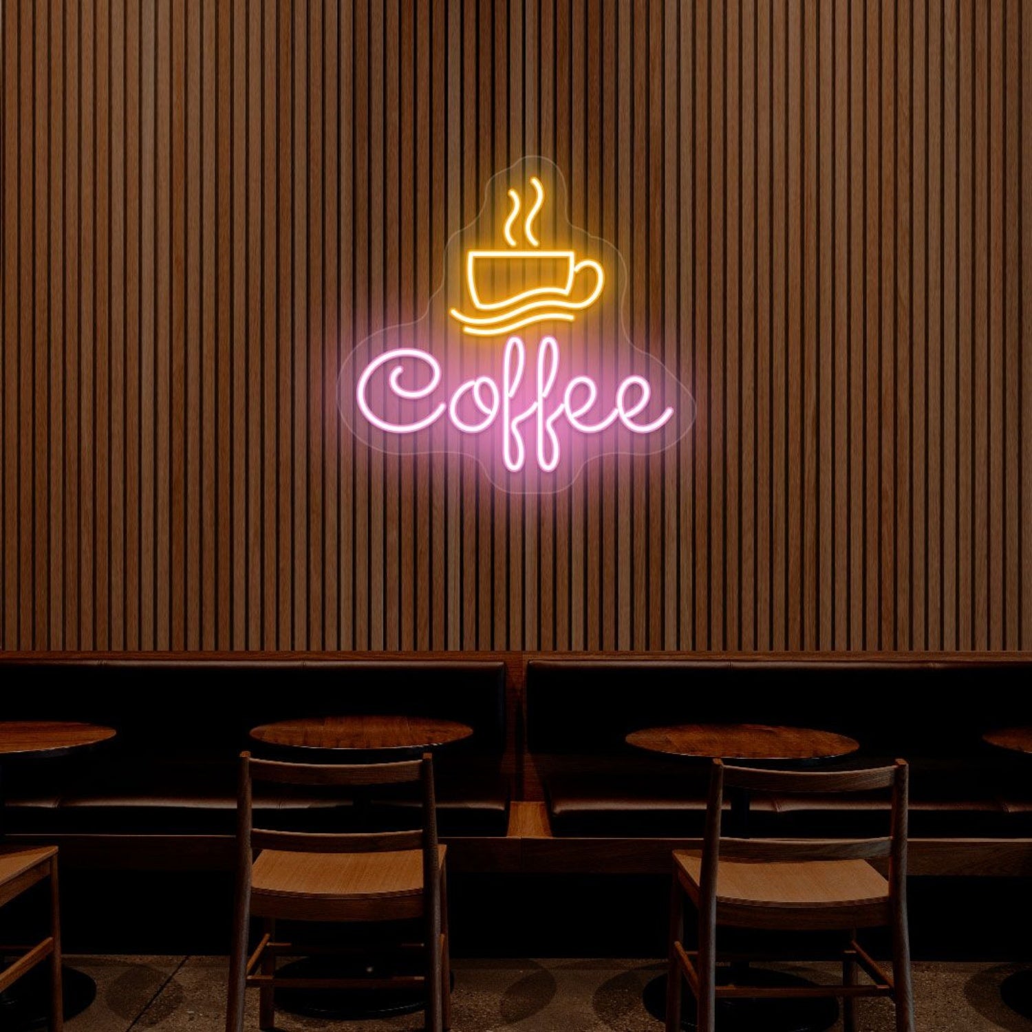 Coffee Cafe Led Neon Sign Multicolor | Shineneon