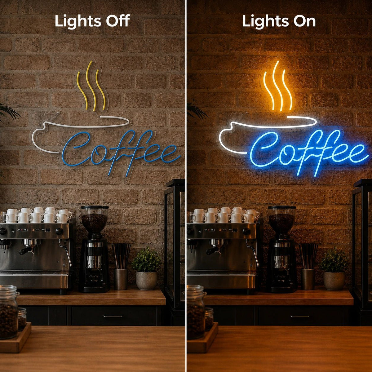 Coffee Cup Cafe LED Neon Sign - Shineneon