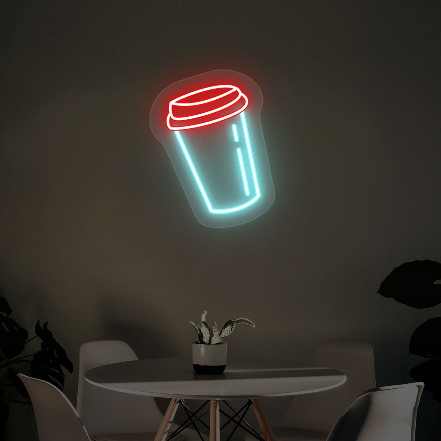 Coffee Cup Led Neon Sign Multicolor | Shineneon