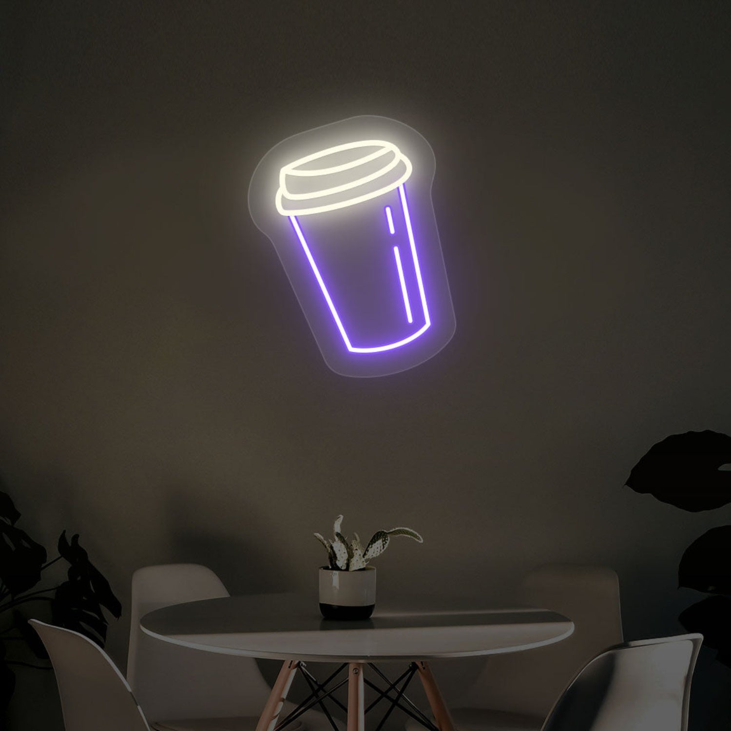 Coffee Cup Led Neon Sign Multicolor | Shineneon