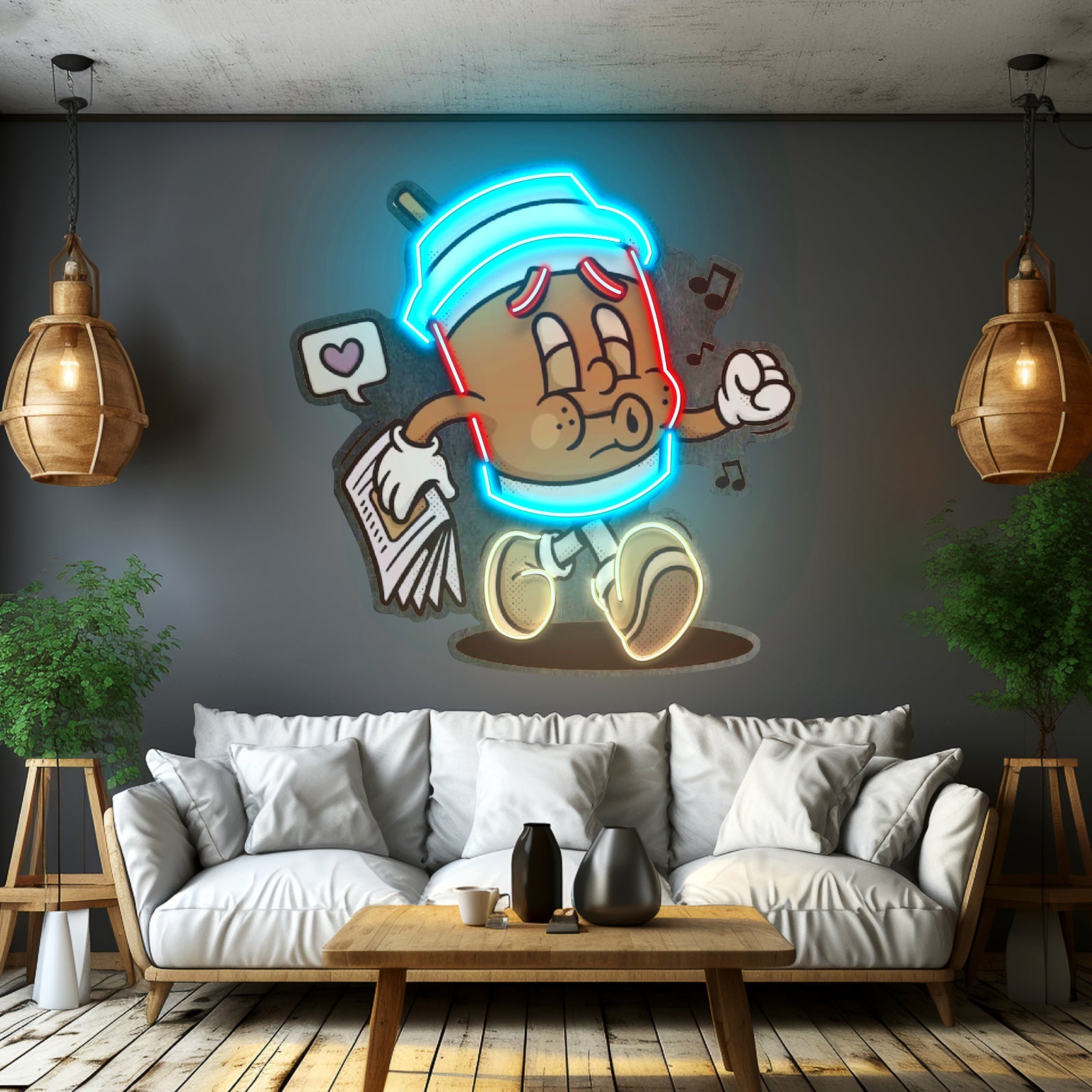 Coffee Cup Retro Led Neon Sign Light Custom Led Signs - Shineneon