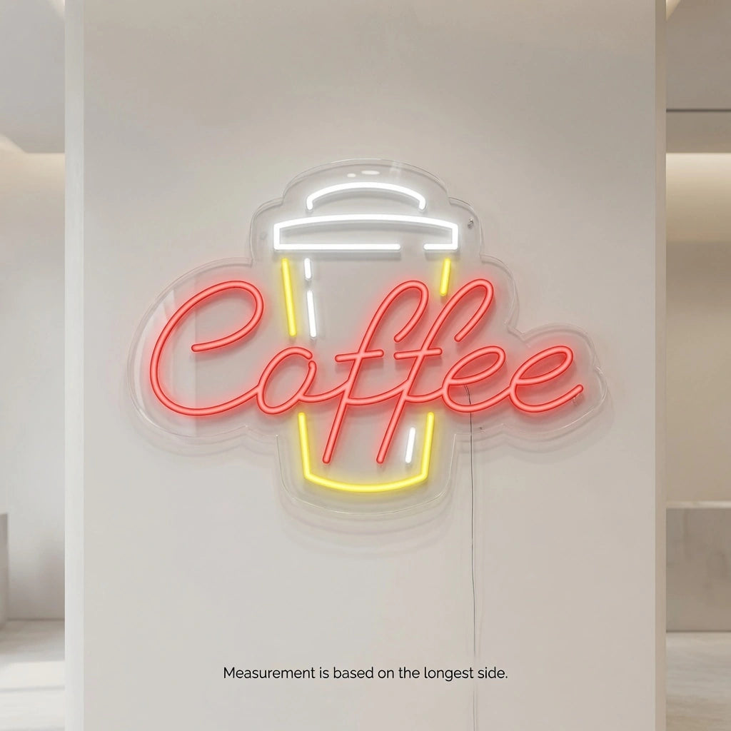 Coffee Hospitality Room Art LED Neon Sign - 04 Size Image