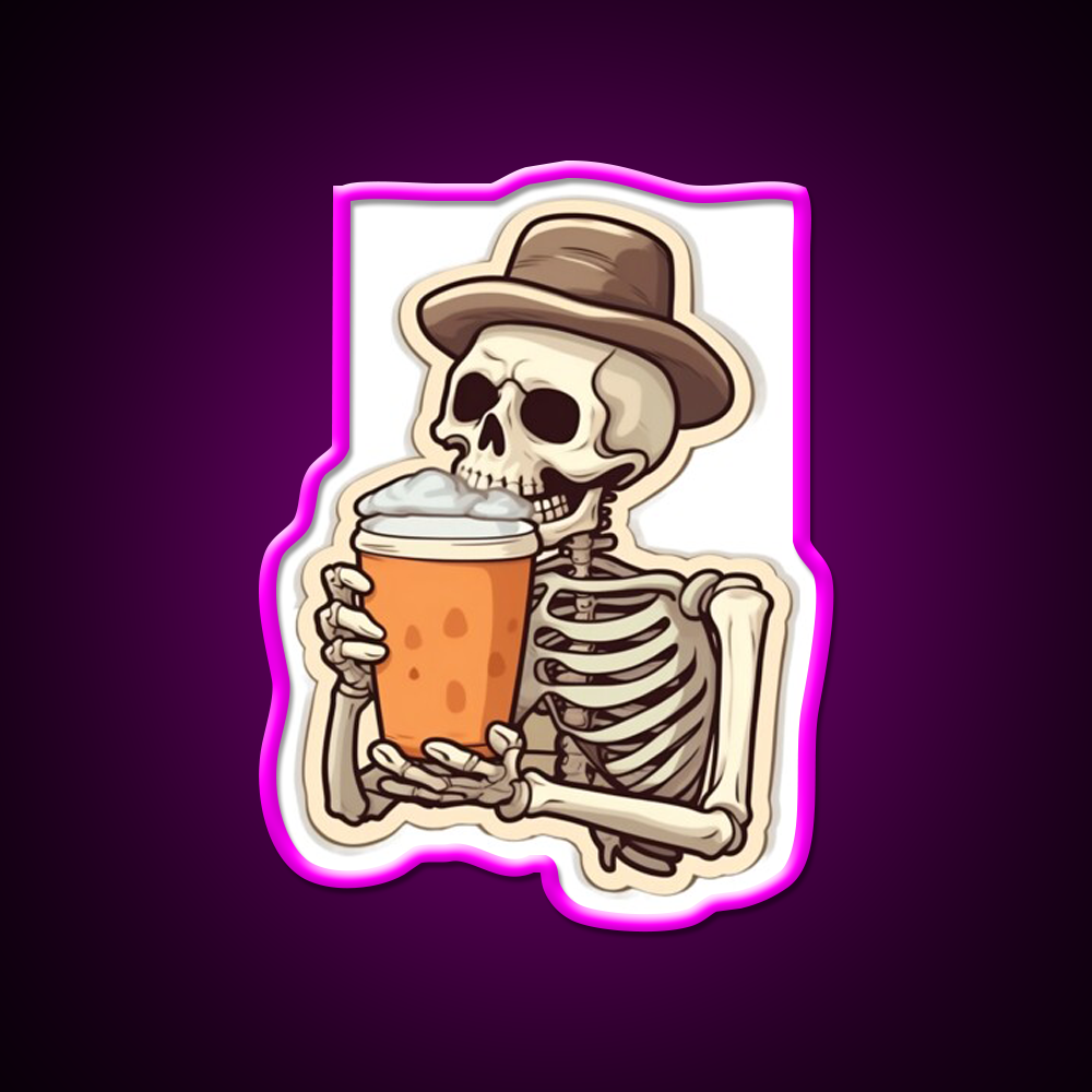 Coffee In My Bones Cafe Led Neon Sign Espresso Bar Art Rgb Color