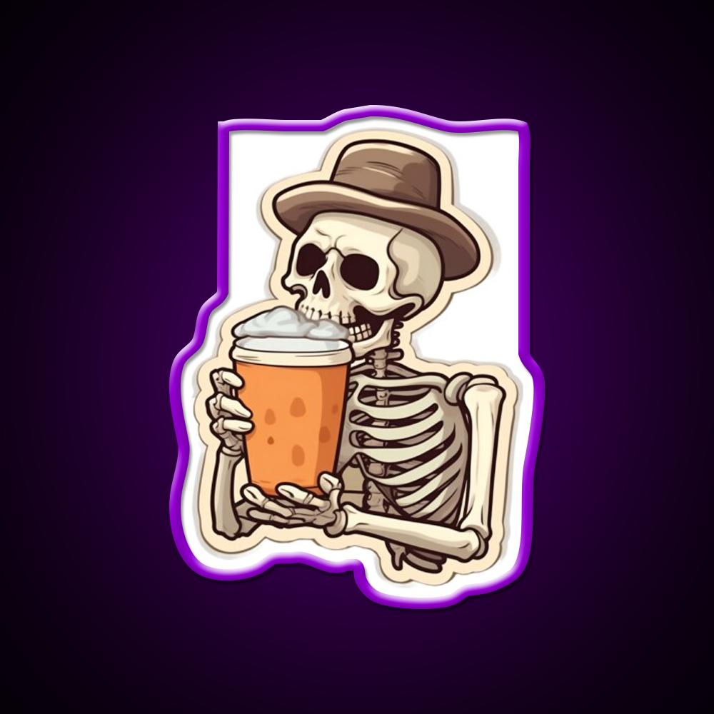 Coffee In My Bones Cafe Led Neon Sign Espresso Bar Art Rgb Color