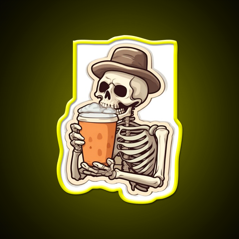 Coffee In My Bones Cafe Led Neon Sign Espresso Bar Art Rgb Color