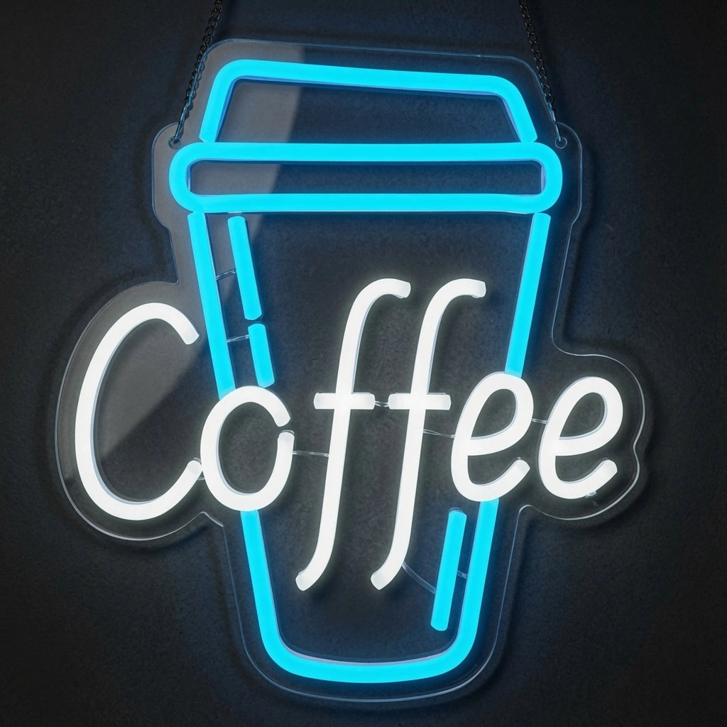 Coffee Interior Room Art LED Neon Sign - 01 Original Product Image