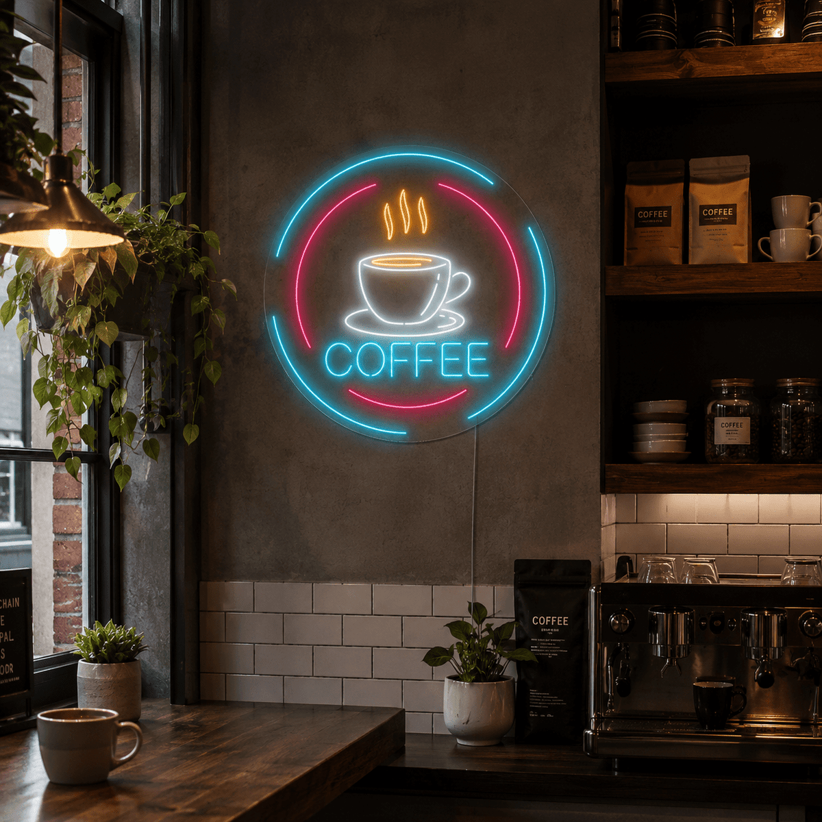 Coffee LED Neon Sign Living Room Decor - Shineneon