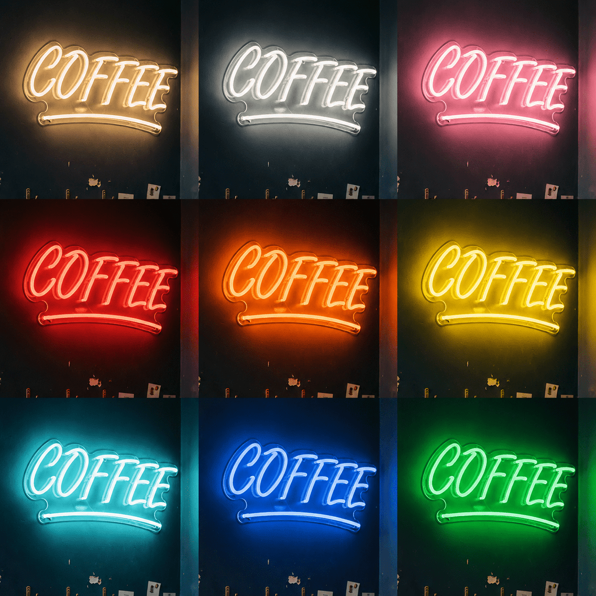 Coffee LED Neon Sign Wall Art - Shineneon