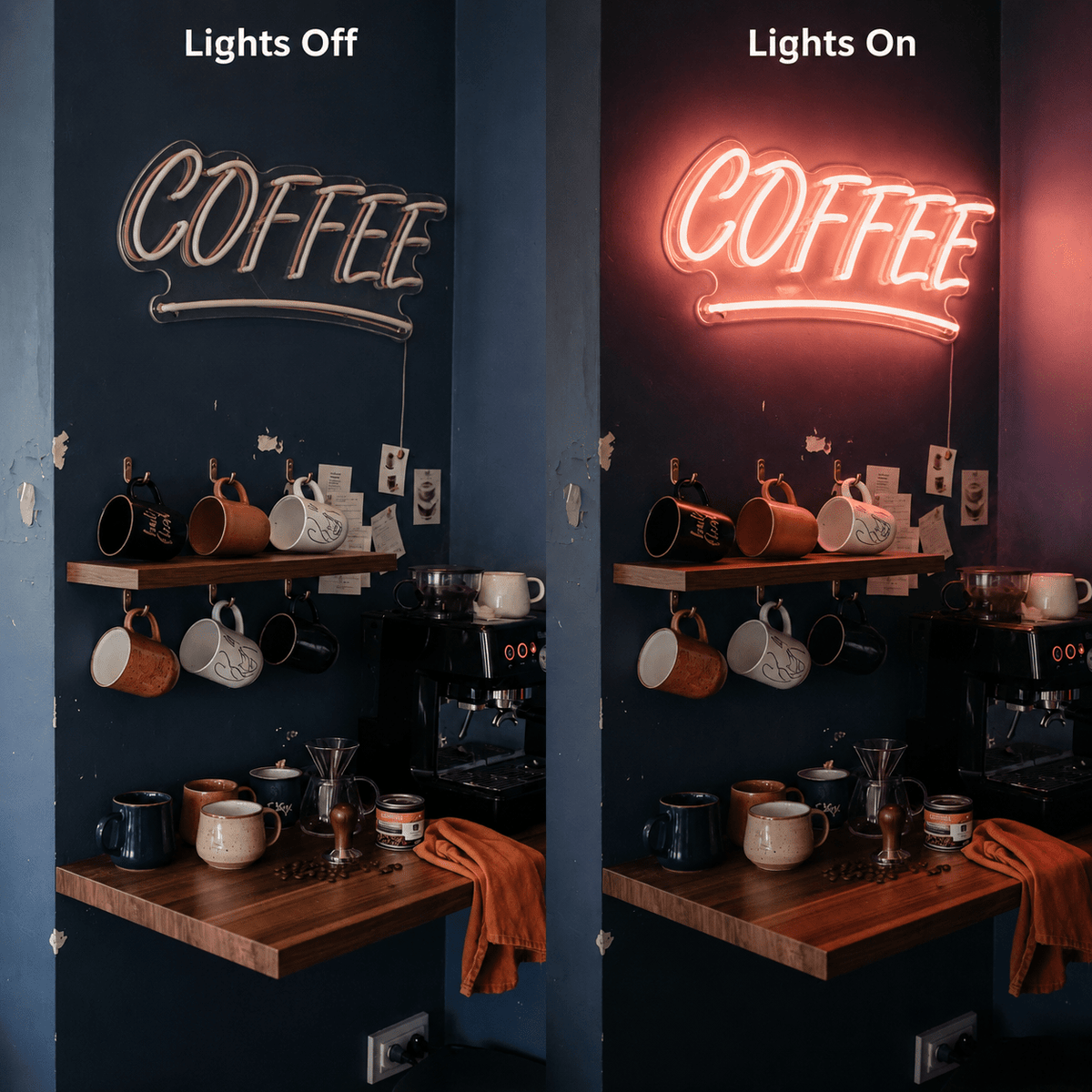 Coffee LED Neon Sign Wall Art - Shineneon