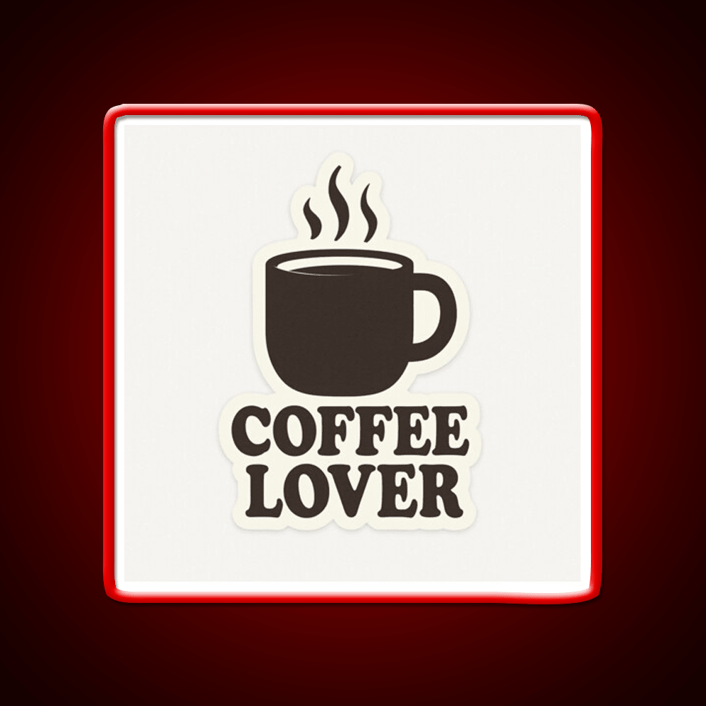 Coffee Lover Bold Minimalist Mug Cafe Led Neon Sign Espresso Bar Art Rgb Color - Shineneon