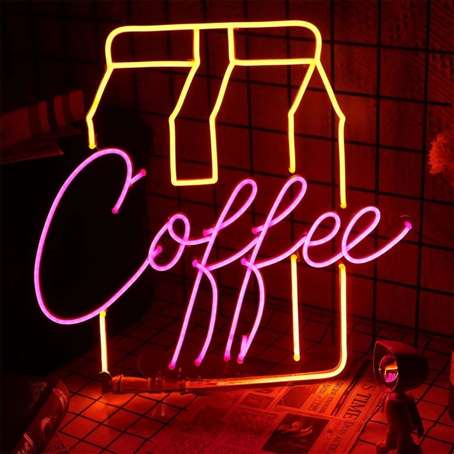 Coffee Milk Carton Neon Sign | Shineneon
