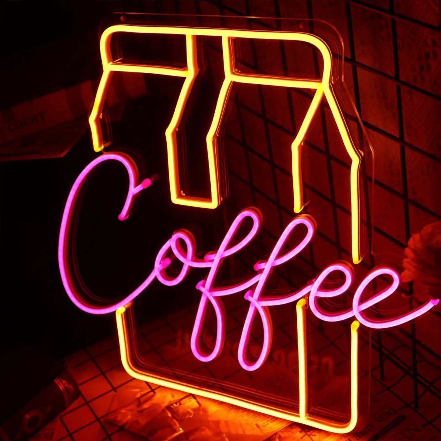 Coffee Milk Carton Neon Sign | Shineneon