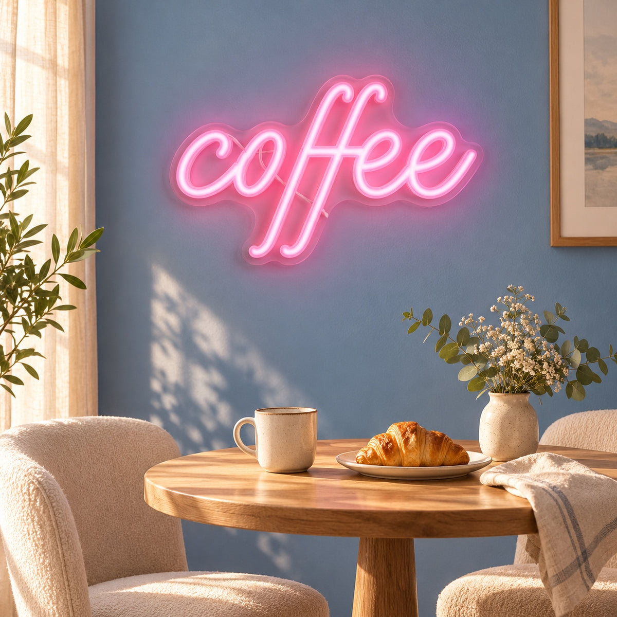 Coffee LED Neon Sign - lifestyle view