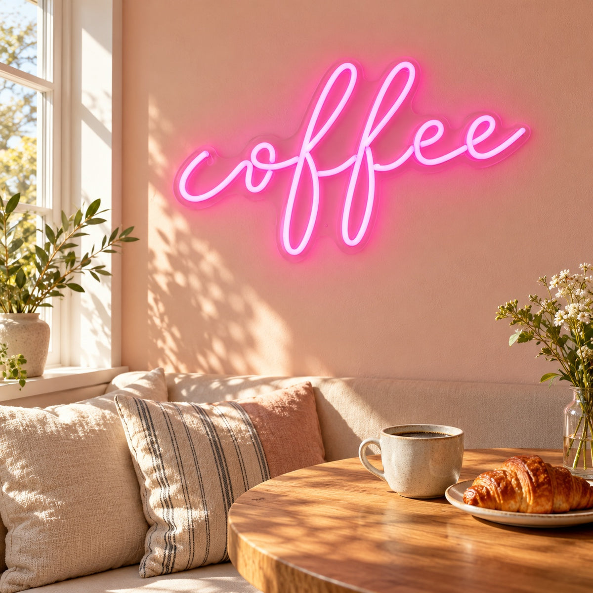 Coffee LED Neon Sign - lifestyle view
