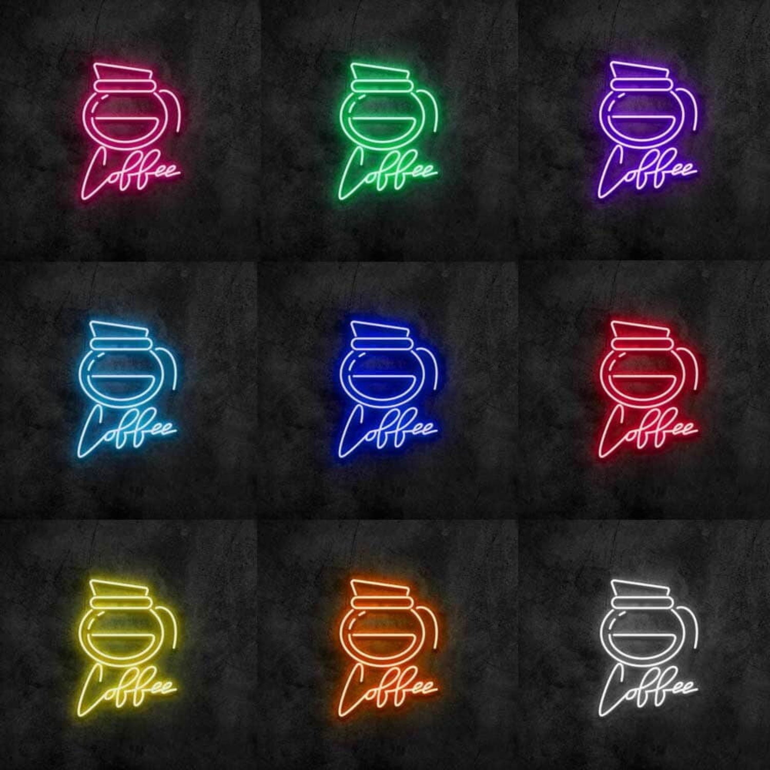 Coffee Pot Neon Sign | Shineneon