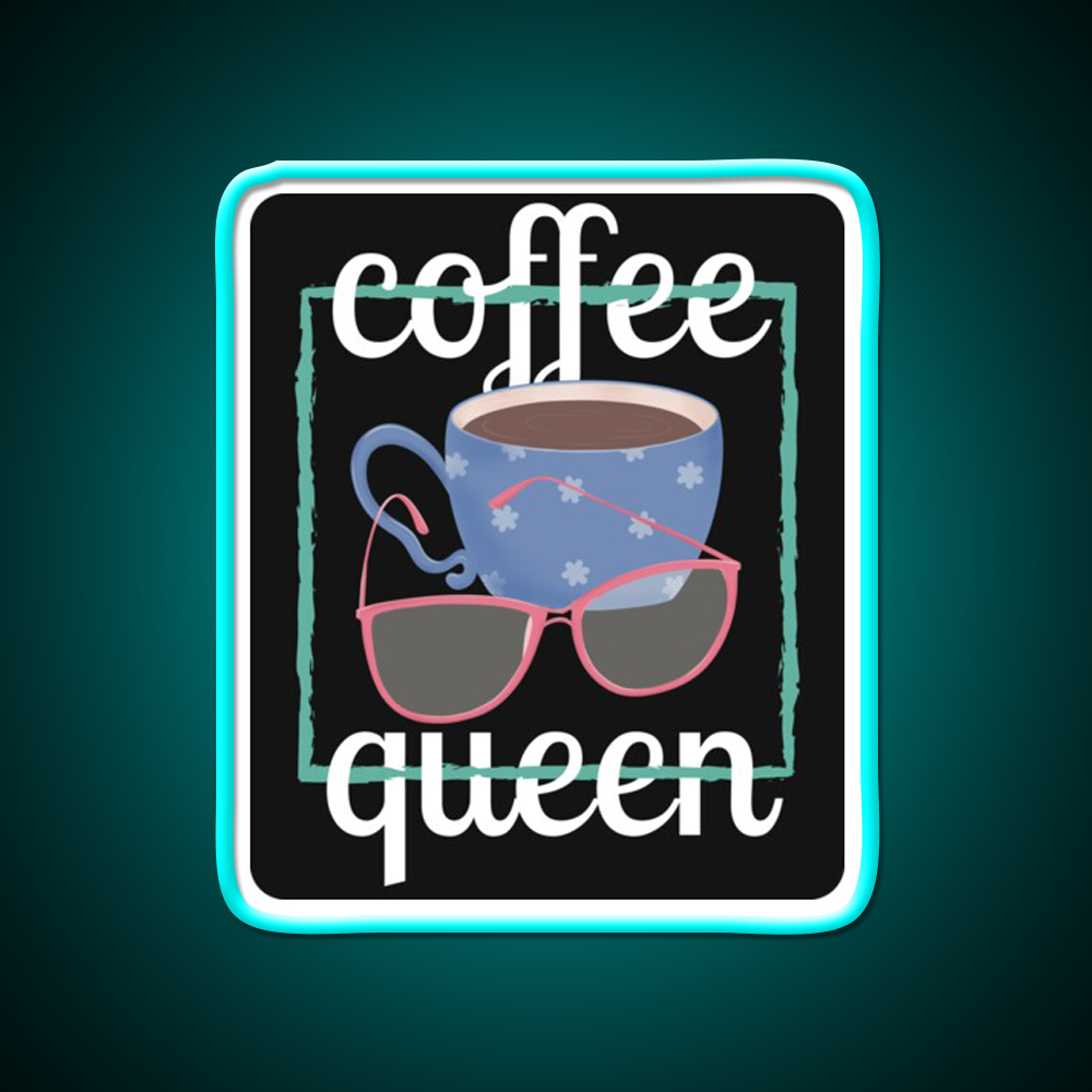 Coffee Queen For Coffee Lovers Cafe Led Neon Sign Espresso Bar Art Rgb Color