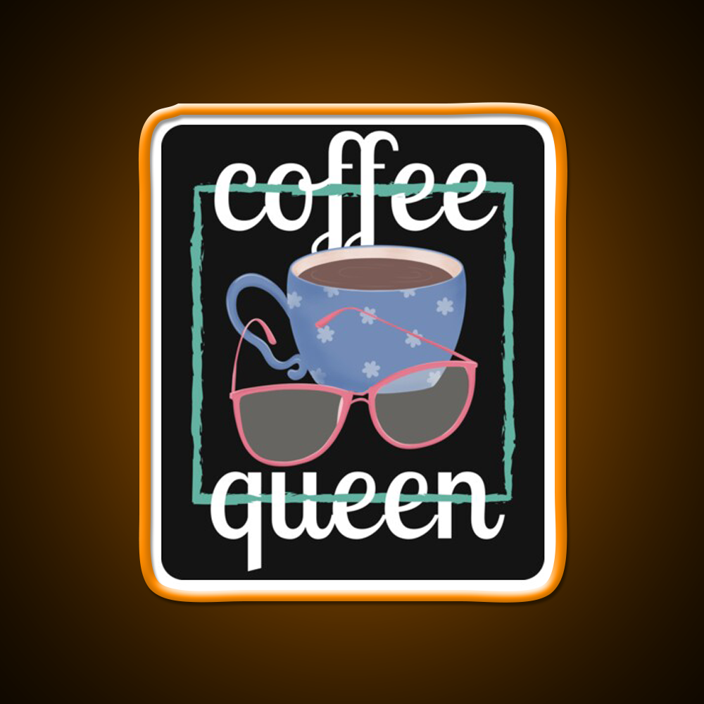 Coffee Queen For Coffee Lovers Cafe Led Neon Sign Espresso Bar Art Rgb Color