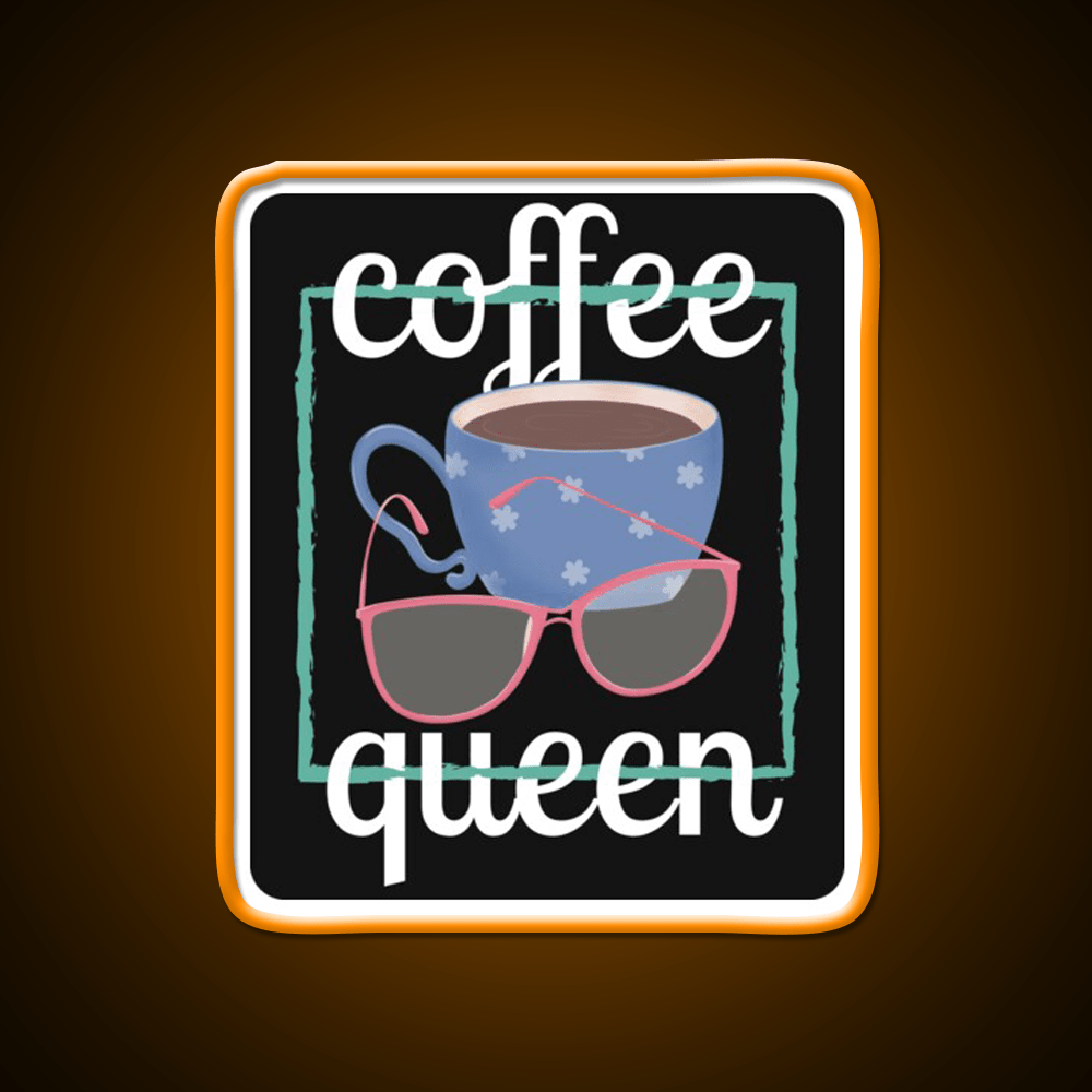 Coffee Queen For Coffee Lovers Cafe Led Neon Sign Espresso Bar Art Rgb Color - Shineneon