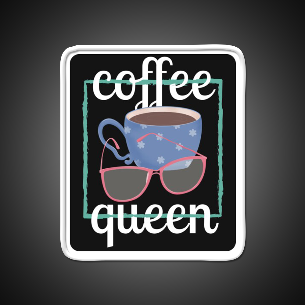 Coffee Queen For Coffee Lovers Cafe Led Neon Sign Espresso Bar Art Rgb Color
