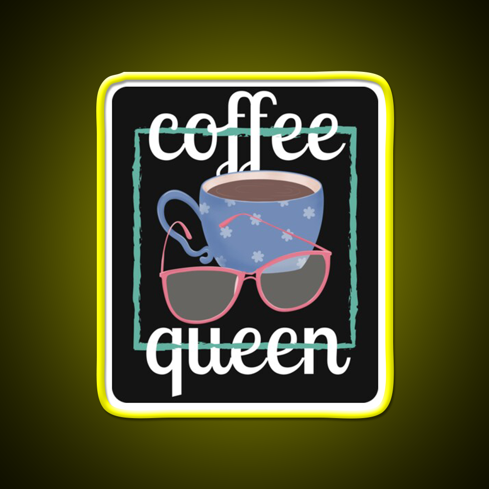 Coffee Queen For Coffee Lovers Cafe Led Neon Sign Espresso Bar Art Rgb Color