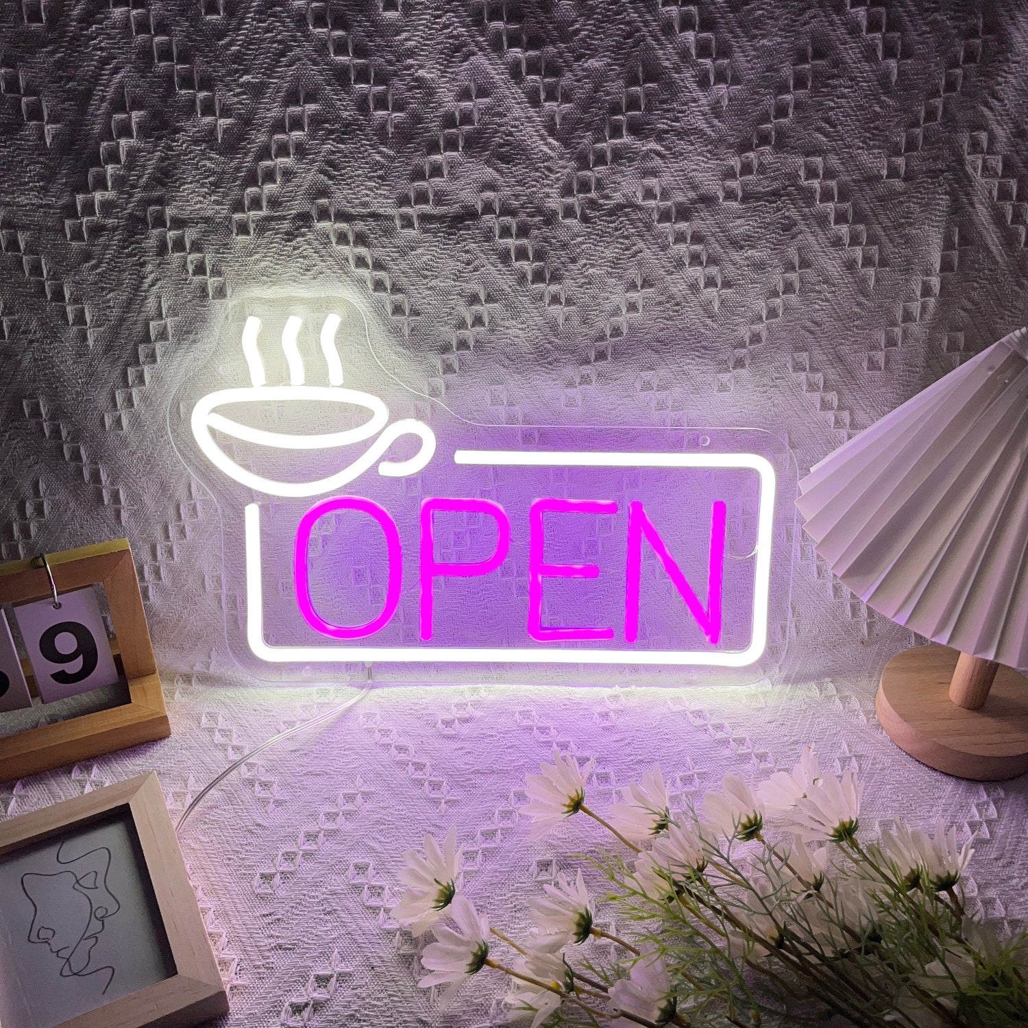 Coffee Shop Open Neon Sign Business Decorations | Shineneon