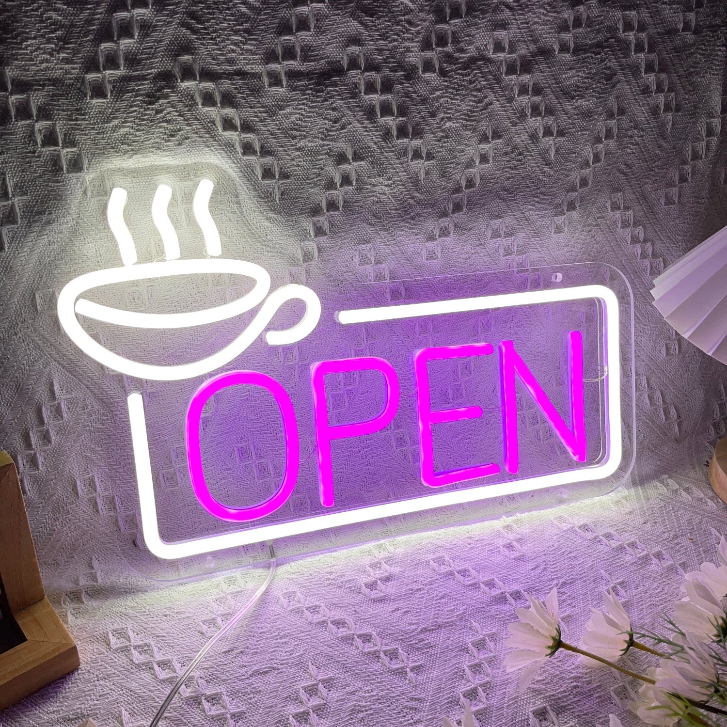 Coffee Shop Open Neon Sign Business Decorations | Shineneon