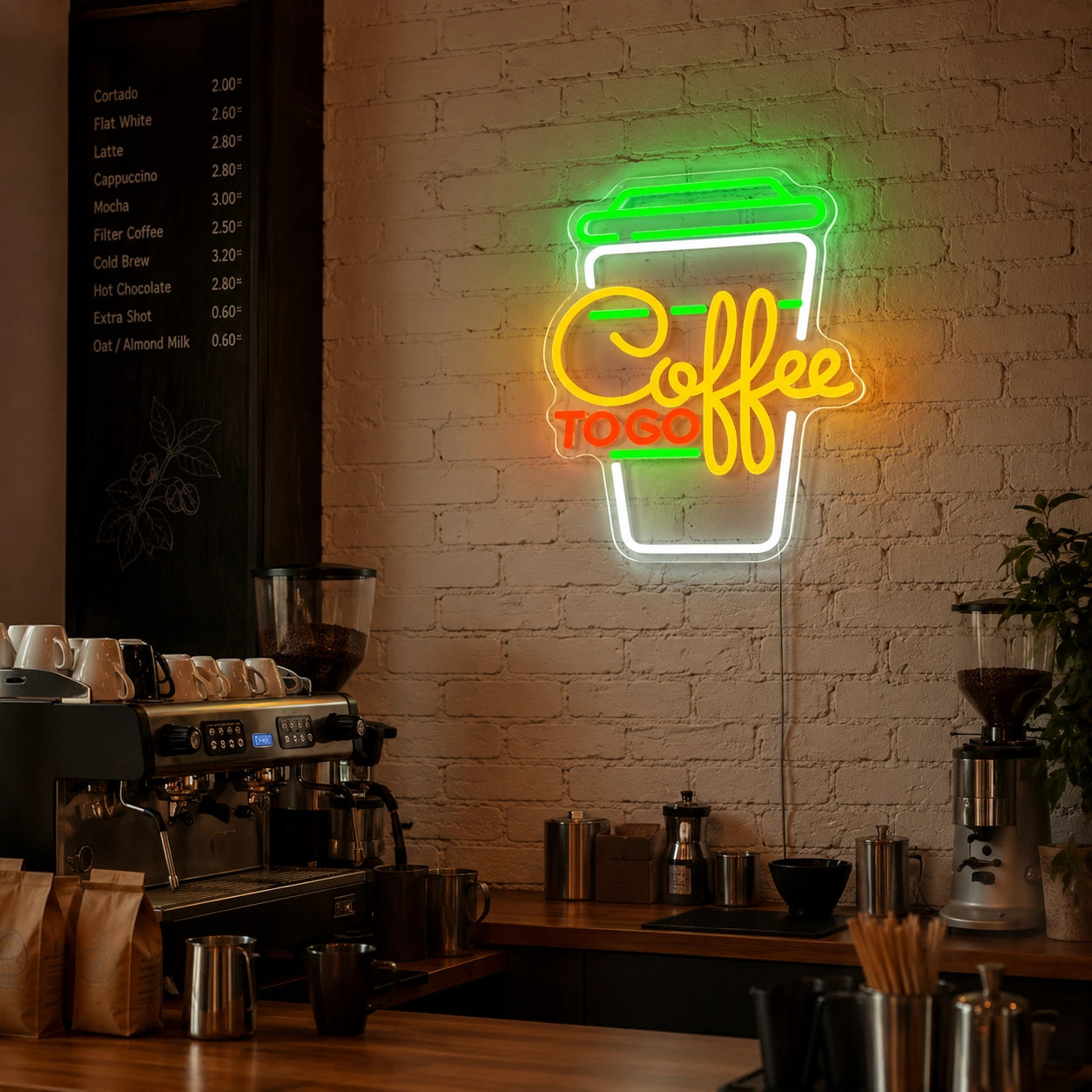 Coffee Shop Working LED Neon Sign - 01 Original Product Image