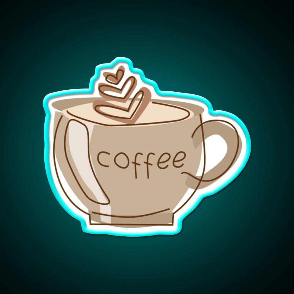 Coffee Snack Food Led Neon Sign Rgb Color - Shineneon