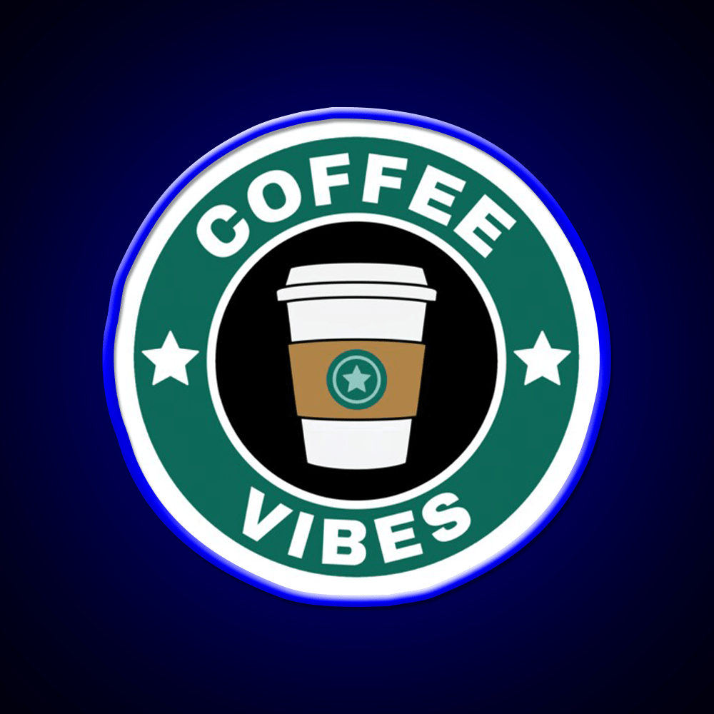 Coffee Vibes Cafe Led Neon Sign Espresso Bar Art For Coffee Shop Rgb Color - Shineneon