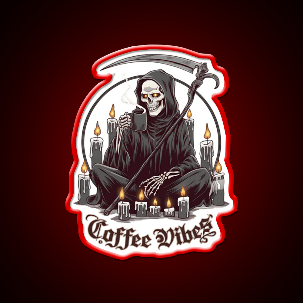 Coffee Vibes Cafe Led Neon Sign Espresso Bar Art Rgb Color - Shineneon